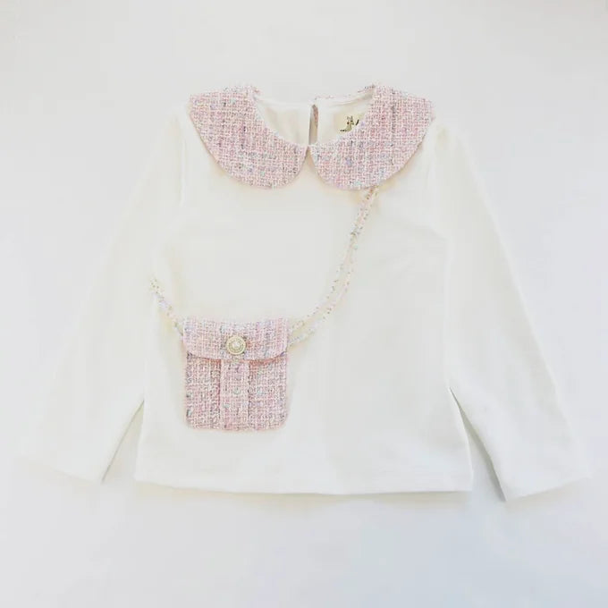PB Little Miss Fancy Tweed Blouse