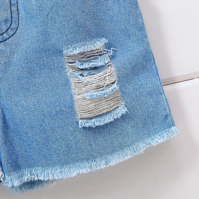 PB Denim fly girl short st
