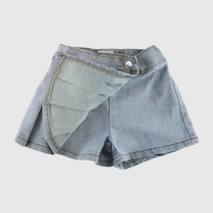PB Diamonds & Pearls Denim Skort