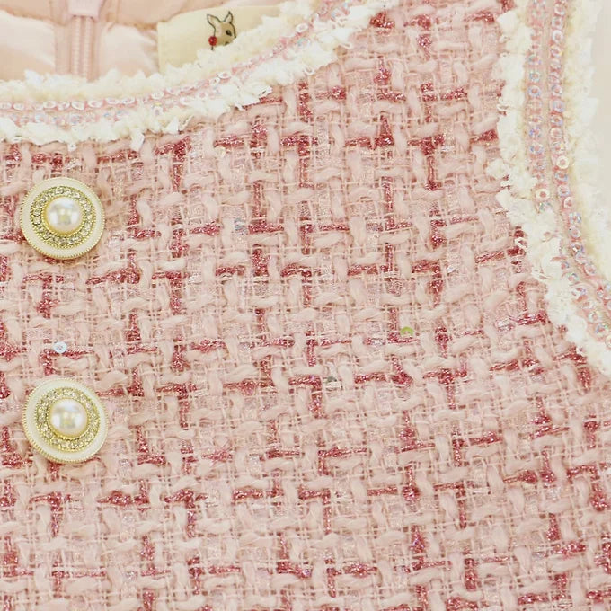 PB Little Miss Fancy Tweed Dress