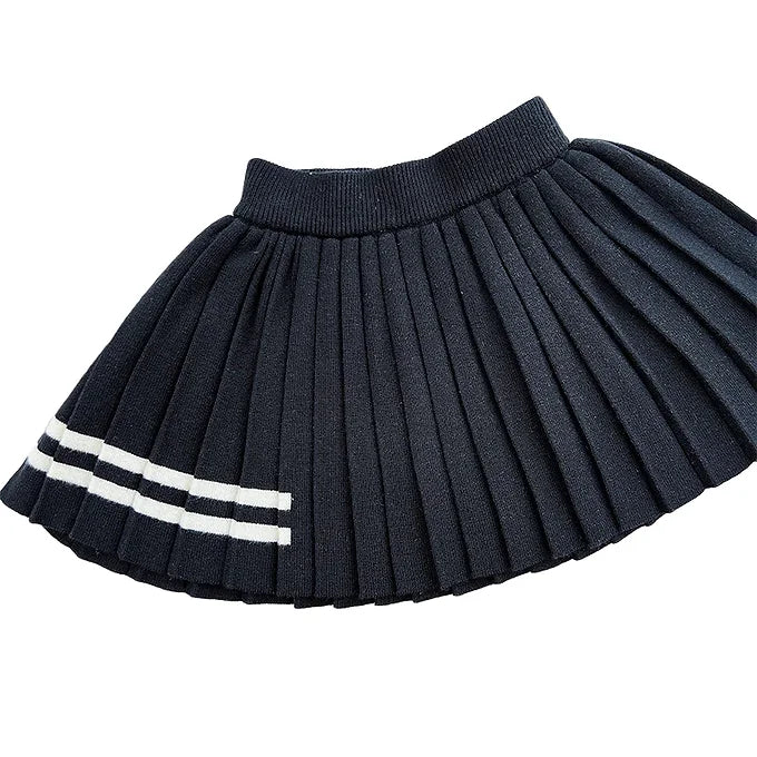 PB 2 Stripes Pleated Skirt